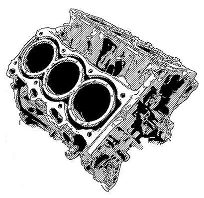 Engine parts: Cylinder block for automobiles